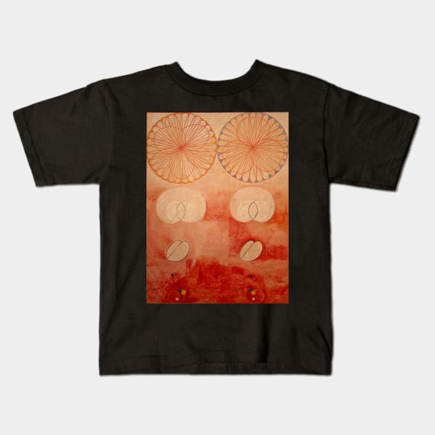 High Resolution Hilma af Klint Group Iv No 9 Old Age 1907 Kids T-Shirt by tiokvadrat